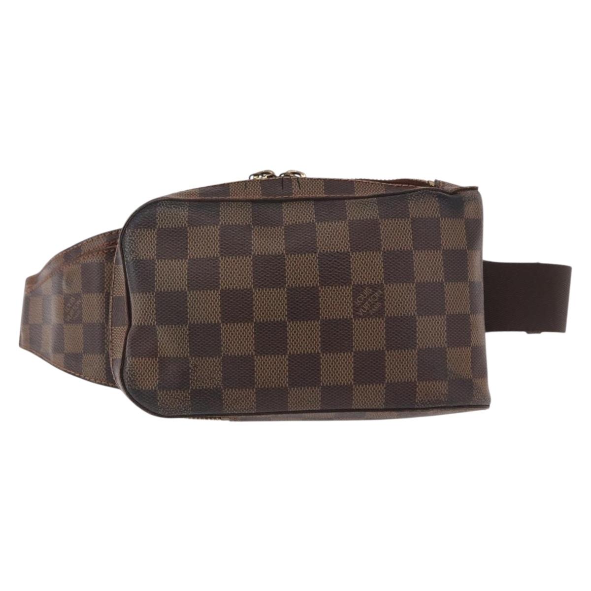 LOUIS VUITTON Damier Ebene Geronimos Shoulder Bag N51994 LV Auth 191255