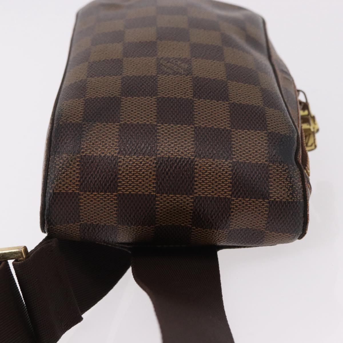 LOUIS VUITTON Damier Ebene Geronimos Shoulder Bag N51994 LV Auth 191255