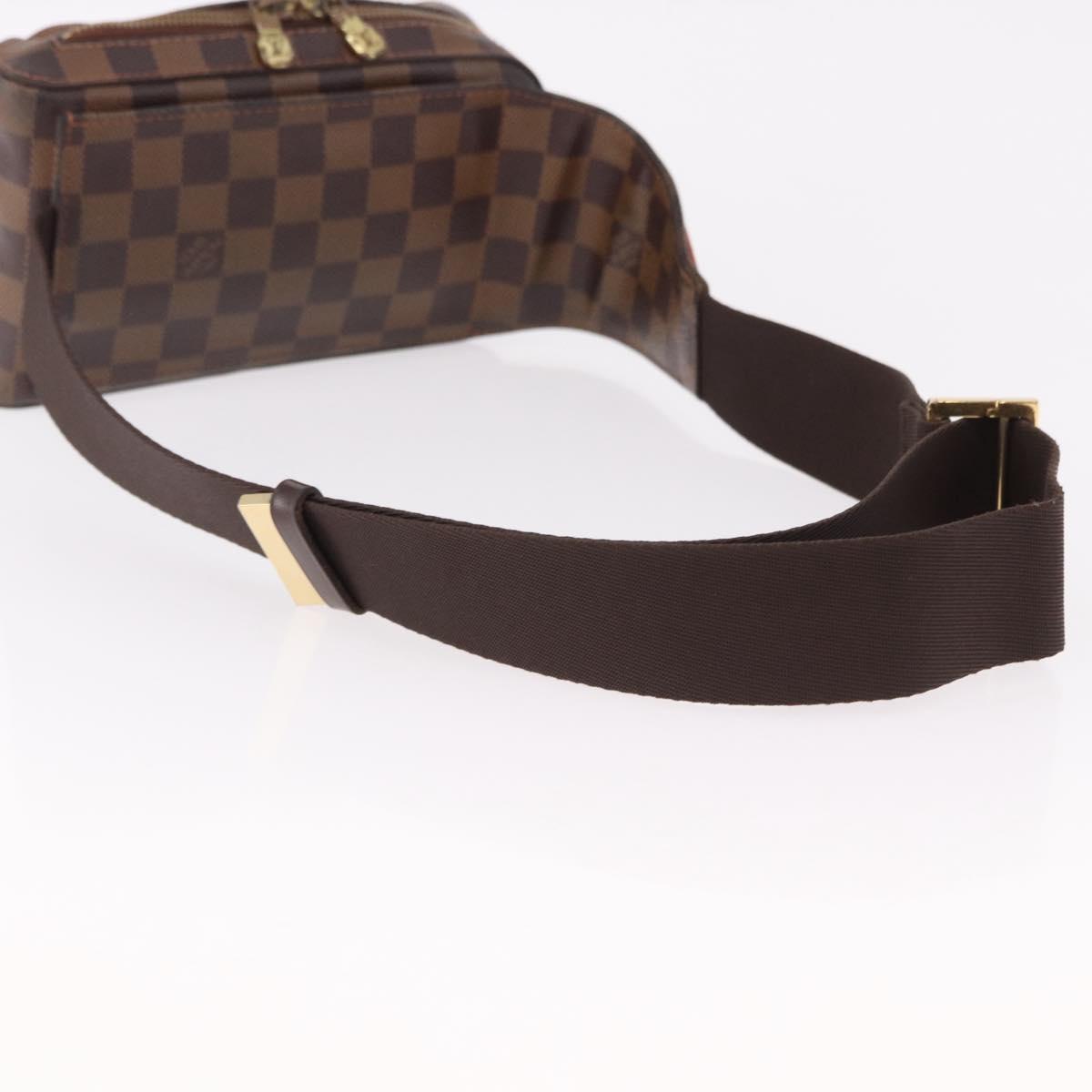 LOUIS VUITTON Damier Ebene Geronimos Shoulder Bag N51994 LV Auth 191255
