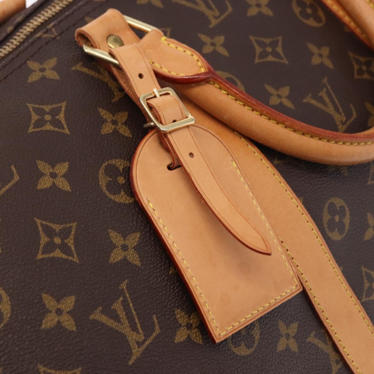 LOUIS VUITTON Monogram Keepall Bandouliere 55 Boston Bag M41414 LV Auth 191259A