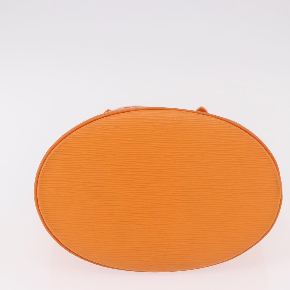 LOUIS VUITTON Epi Bucket PM Shoulder Bag Orange Mandarin M5899H LV Auth 191260V