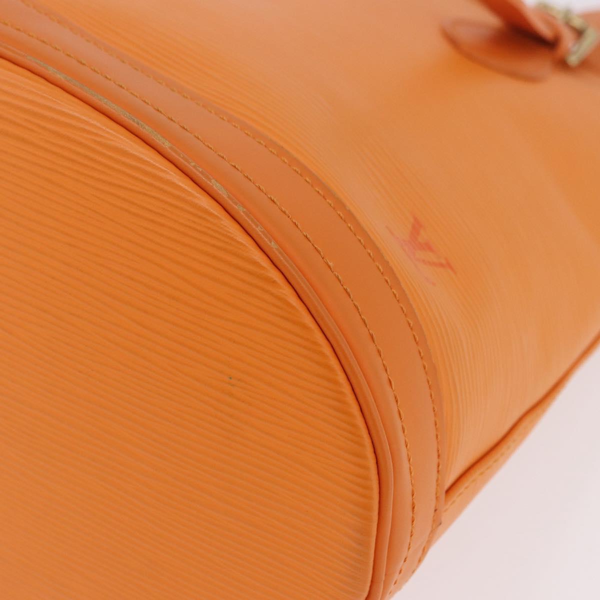 LOUIS VUITTON Epi Bucket PM Shoulder Bag Orange Mandarin M5899H LV Auth 191260V