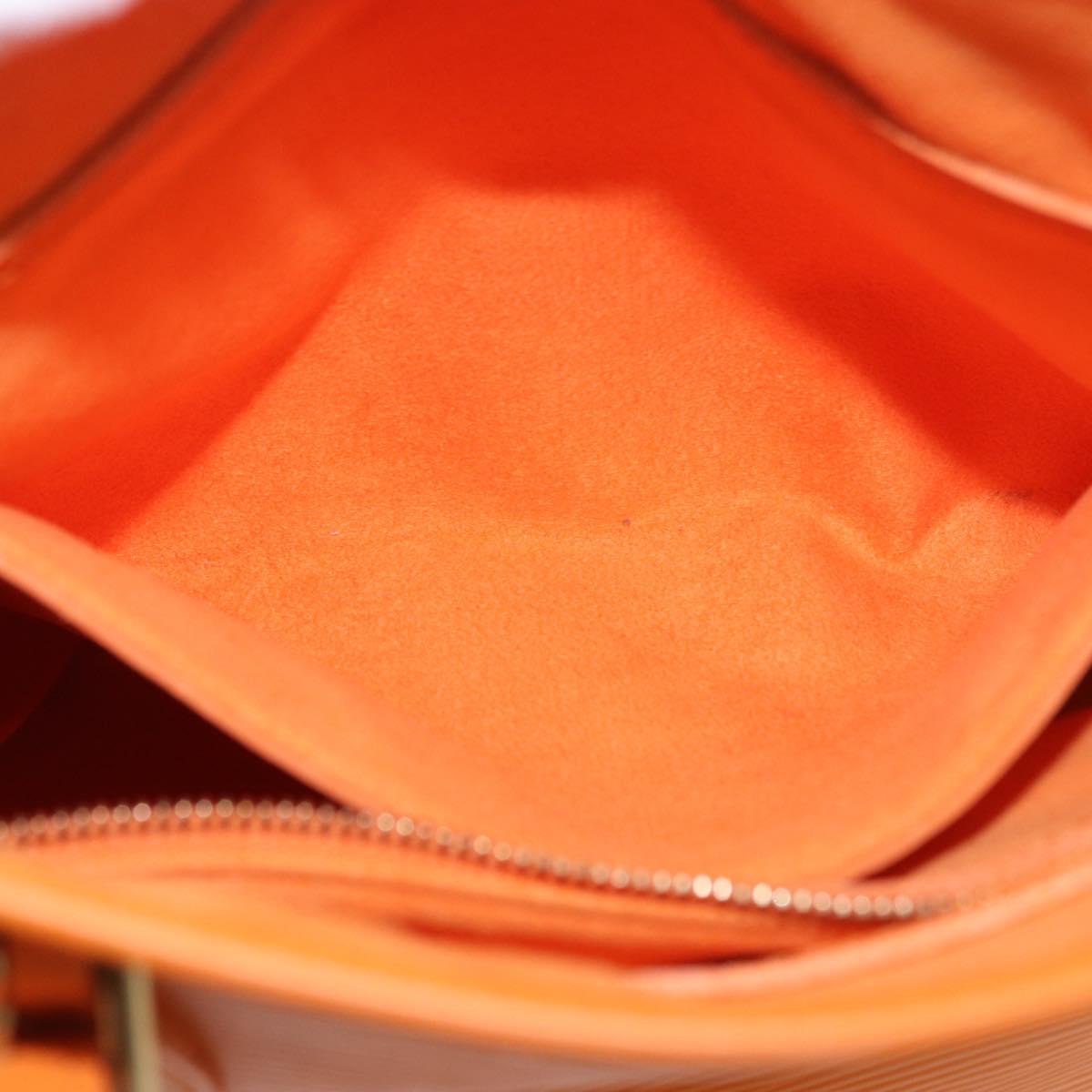 LOUIS VUITTON Epi Bucket PM Shoulder Bag Orange Mandarin M5899H LV Auth 191260V