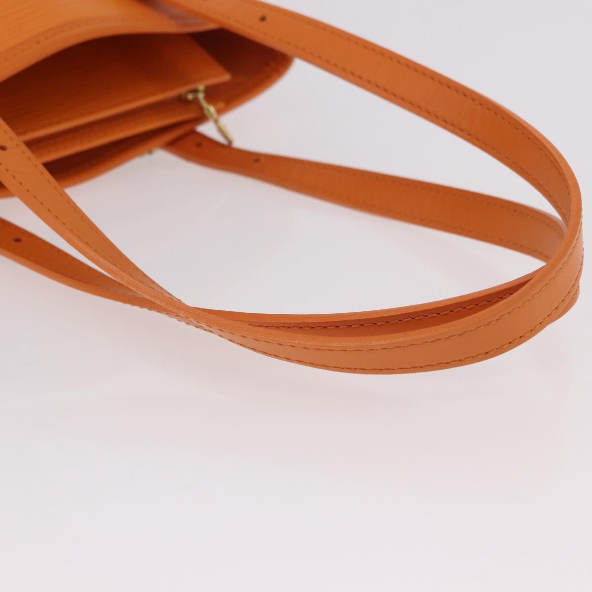LOUIS VUITTON Epi Bucket PM Shoulder Bag Orange Mandarin M5899H LV Auth 191260V