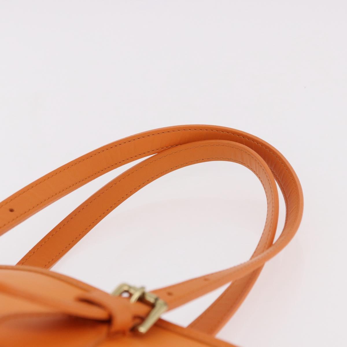 LOUIS VUITTON Epi Bucket PM Shoulder Bag Orange Mandarin M5899H LV Auth 191260V