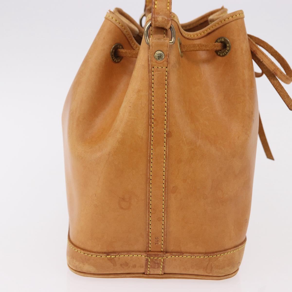 LOUIS VUITTON Nomad Mini Noe Hand Bag Leather Beige M43528 LV Auth 191261A