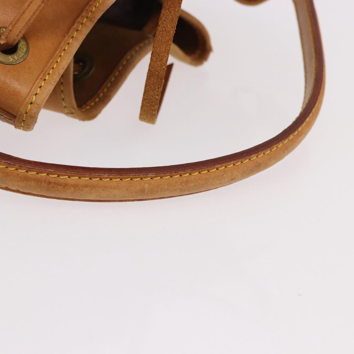 LOUIS VUITTON Nomad Mini Noe Hand Bag Leather Beige M43528 LV Auth 191261A