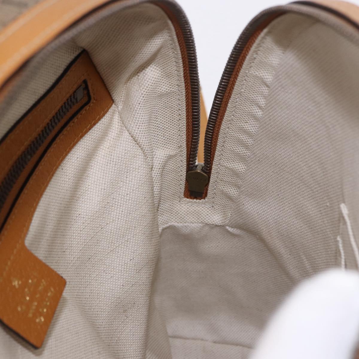 GUCCI Micro GG Supreme Disney Backpack PVC Beige Gold 552884 Auth 191262SAM