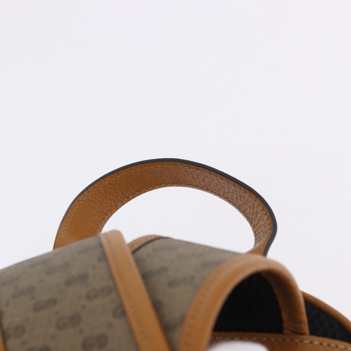 GUCCI Micro GG Supreme Disney Backpack PVC Beige Gold 552884 Auth 191262SAM