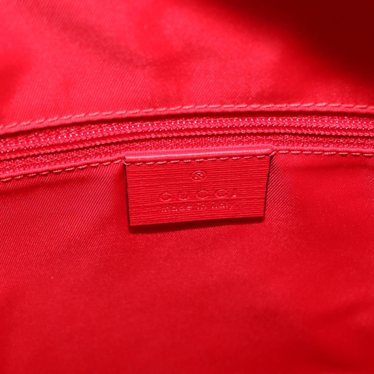 GUCCI GG Supreme Backpack PVC Beige Silver 501976 Auth 191263SM