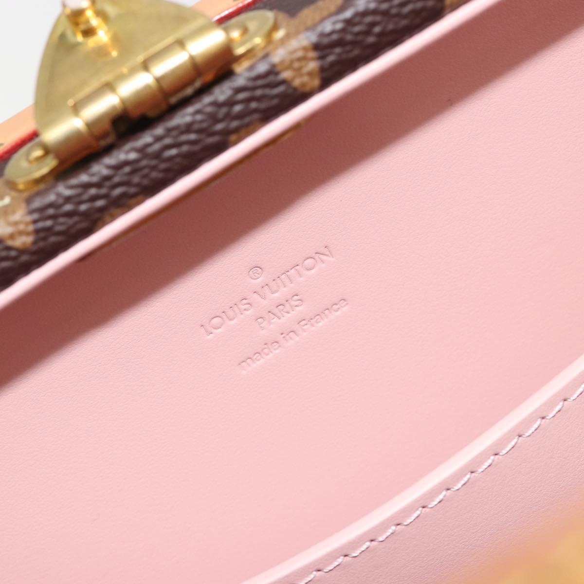 LOUIS VUITTON Monogram Handle Trunk Shoulder Bag 2way LV Auth 191264SM