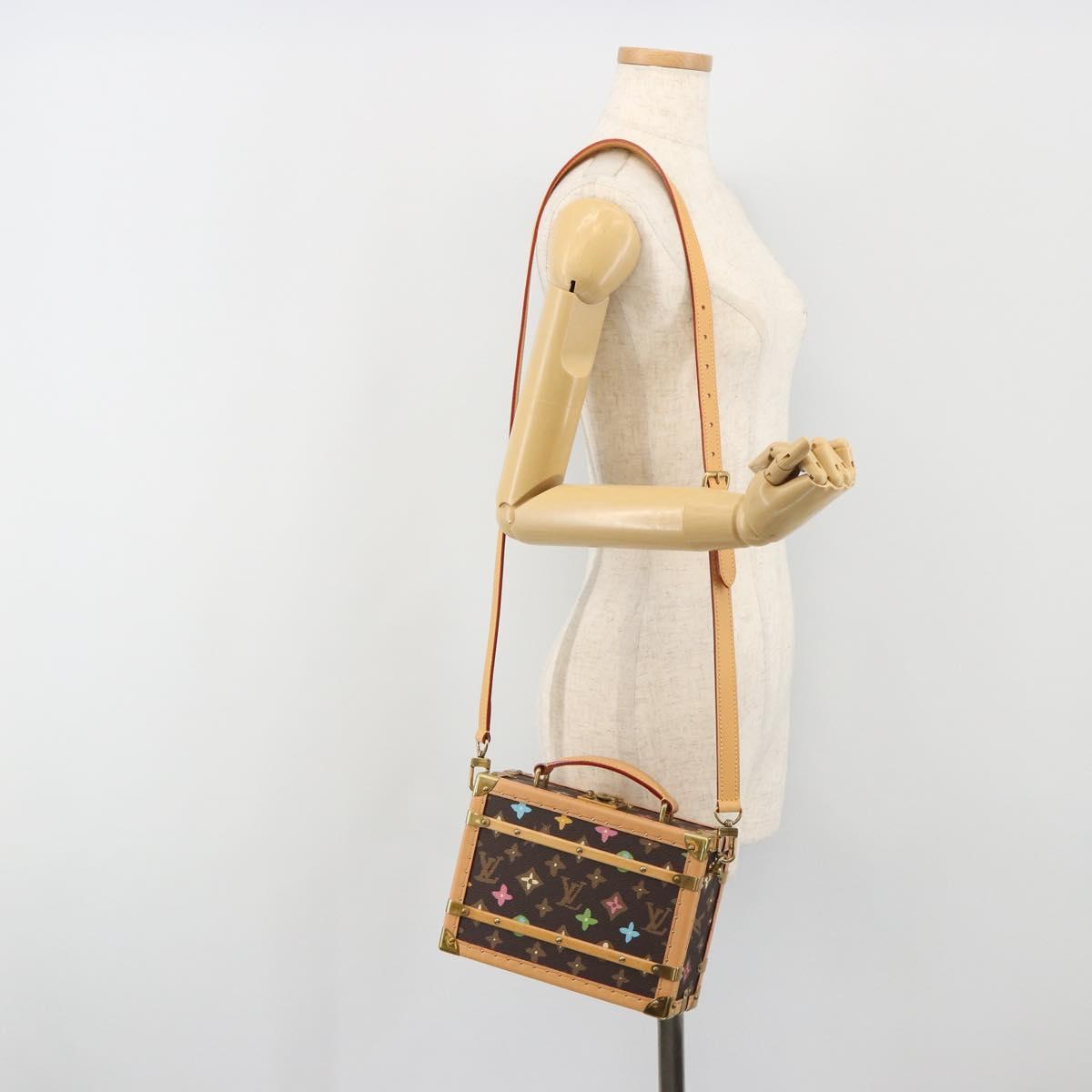 LOUIS VUITTON Monogram Handle Trunk Shoulder Bag 2way LV Auth 191264SM