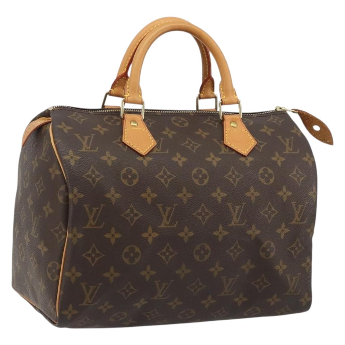 LOUIS VUITTON Monogram Speedy 30 Hand Bag M41526 LV Auth 191275SAV