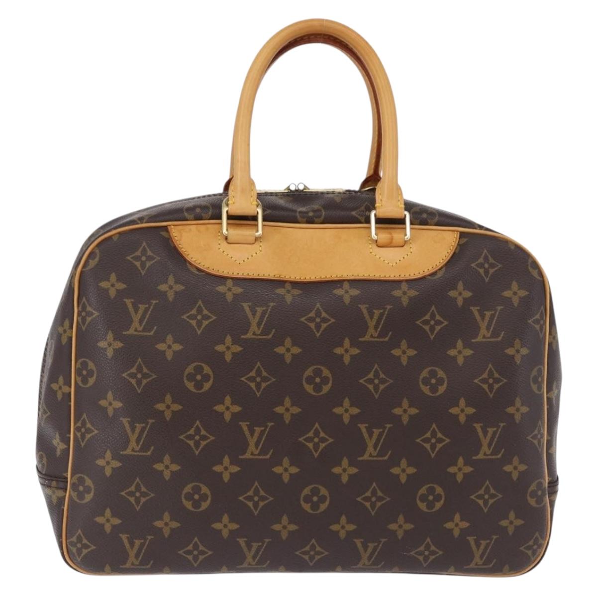 LOUIS VUITTON Monogram Deauville Hand Bag M47270 LV Auth 191279