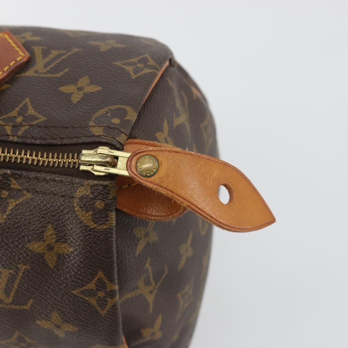 LOUIS VUITTON Monogram Speedy 25 Hand Bag M41528 LV Auth 191282