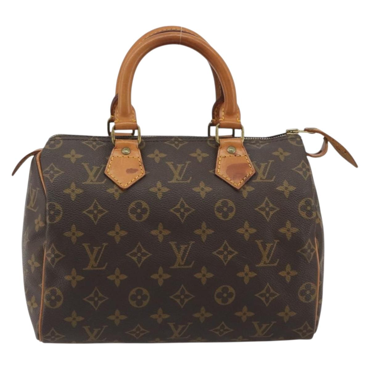 LOUIS VUITTON Monogram Speedy 25 Hand Bag M41528 LV Auth 191282