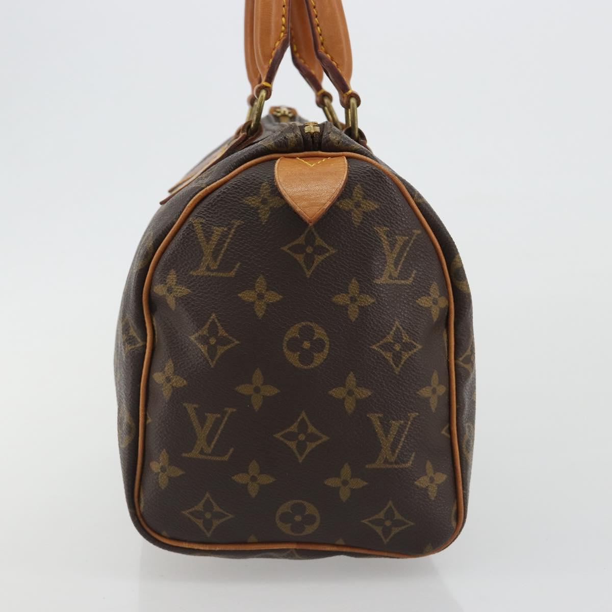LOUIS VUITTON Monogram Speedy 25 Hand Bag M41528 LV Auth 191282