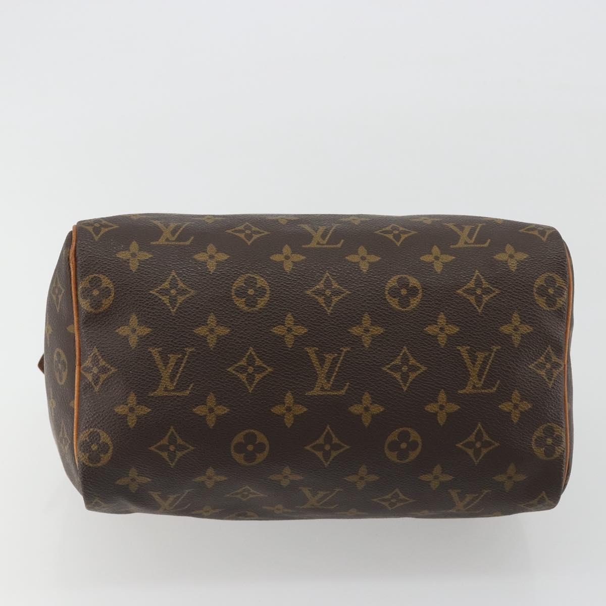 LOUIS VUITTON Monogram Speedy 25 Hand Bag M41528 LV Auth 191282