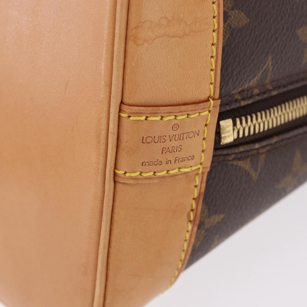 LOUIS VUITTON Monogram Alma Hand Bag M51130 LV Auth 191283A