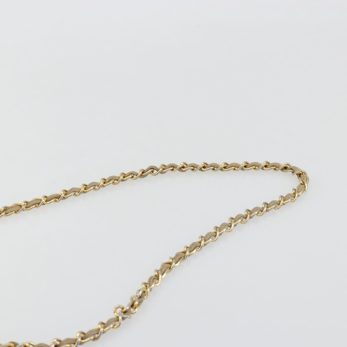 CHANEL Matelasse Chain Shoulder Bag Lamb Skin Beige Gold CC Auth 191285