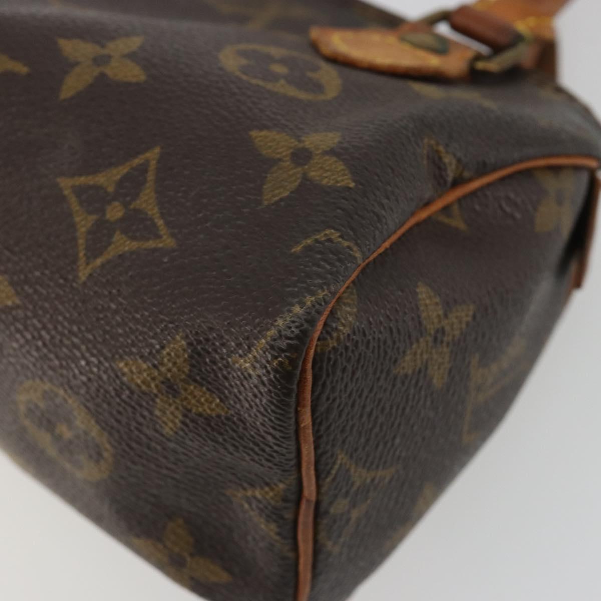 LOUIS VUITTON Monogram Mini Speedy Hand Bag M41534 LV Auth 191286