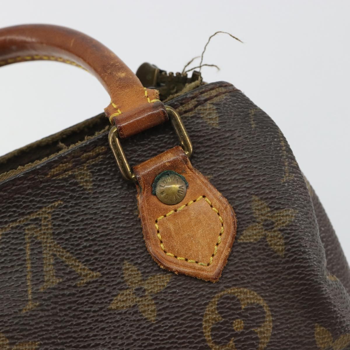 LOUIS VUITTON Monogram Mini Speedy Hand Bag M41534 LV Auth 191286