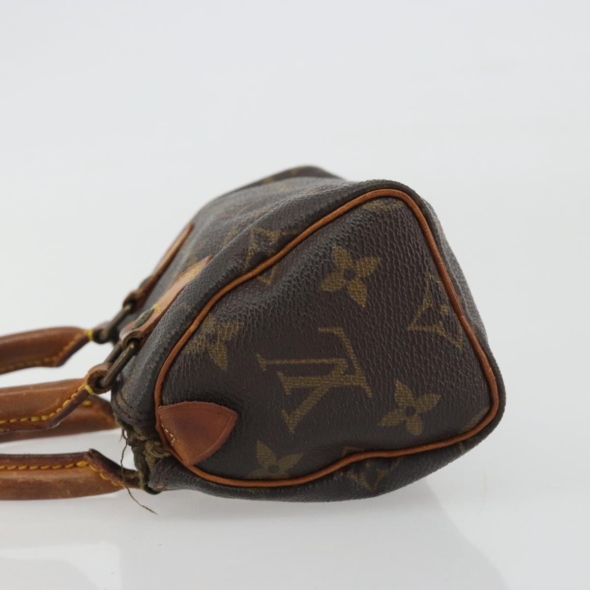 LOUIS VUITTON Monogram Mini Speedy Hand Bag M41534 LV Auth 191286