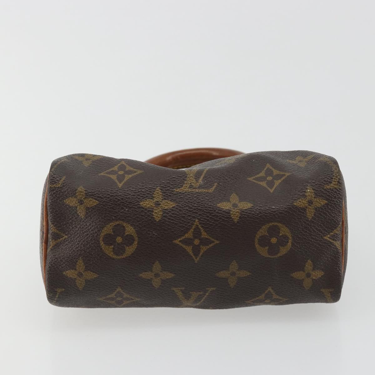 LOUIS VUITTON Monogram Mini Speedy Hand Bag M41534 LV Auth 191286