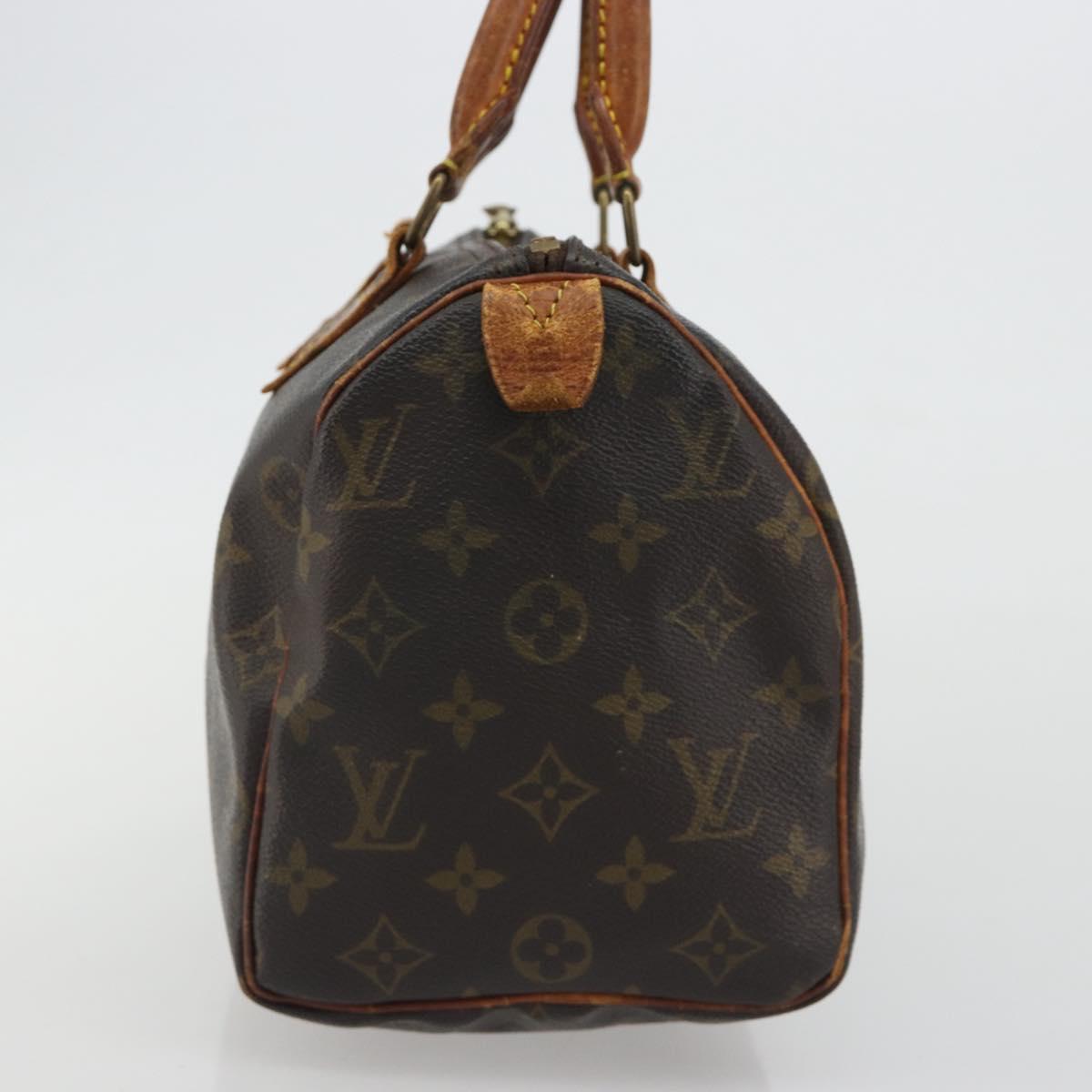 LOUIS VUITTON Monogram Speedy 25 Hand Bag M41528 LV Auth 191287