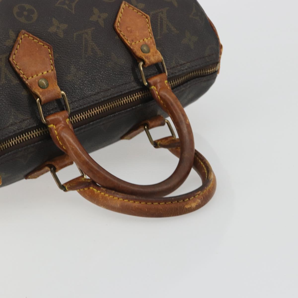 LOUIS VUITTON Monogram Speedy 25 Hand Bag M41528 LV Auth 191287