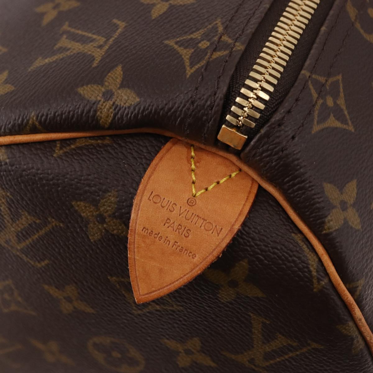 LOUIS VUITTON Monogram Keepall 45 Boston Bag M41428 LV Auth 191288V
