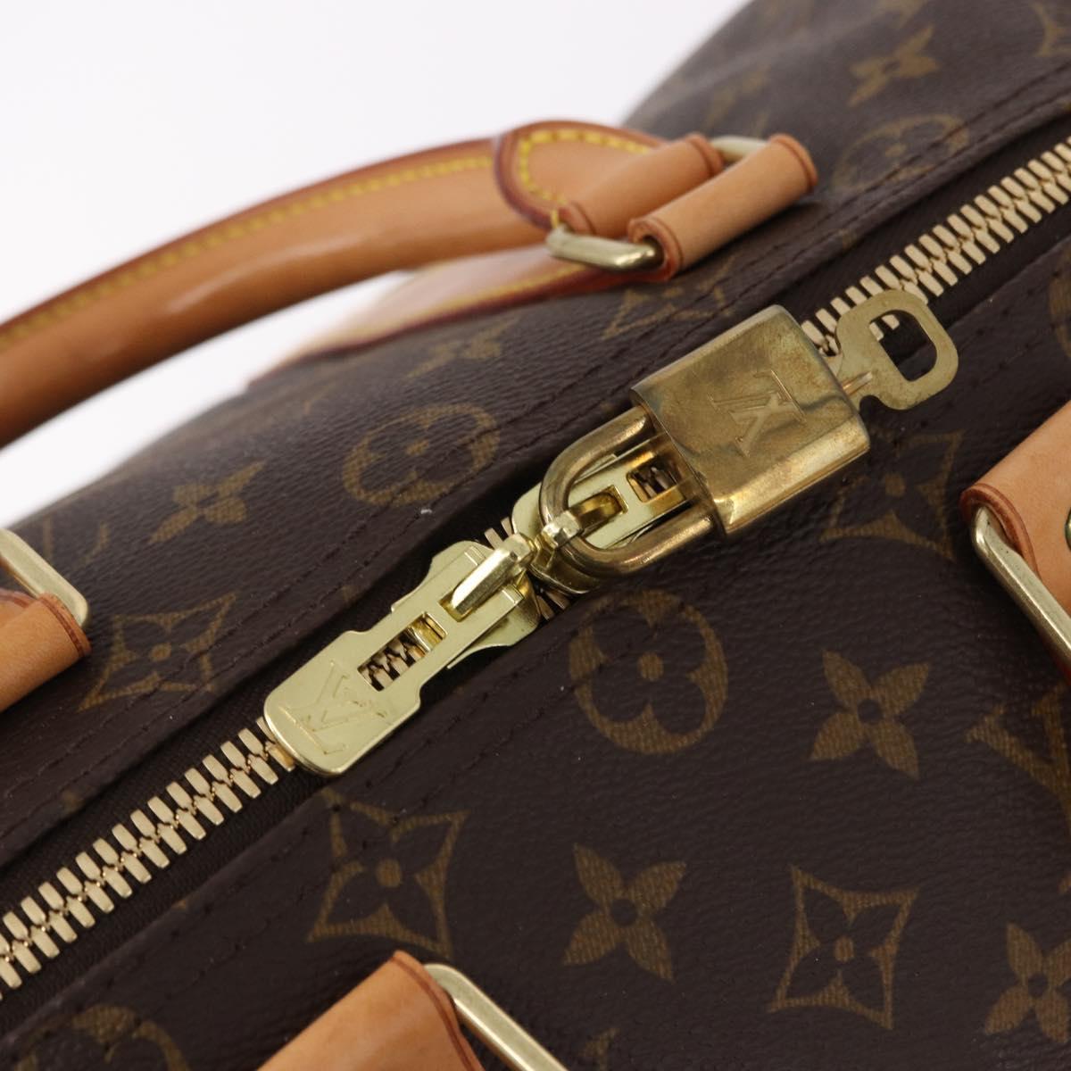 LOUIS VUITTON Monogram Keepall 45 Boston Bag M41428 LV Auth 191288V