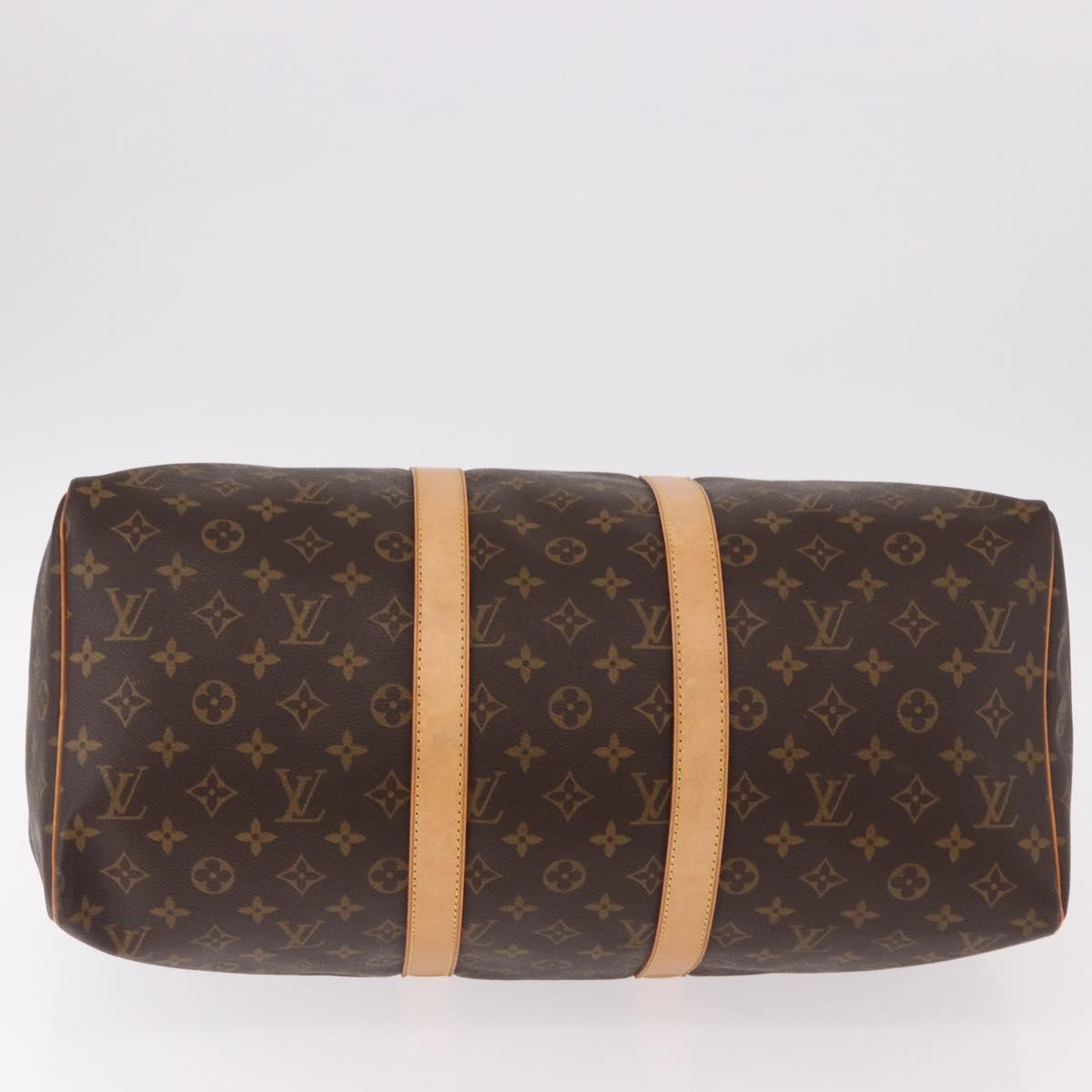 LOUIS VUITTON Monogram Keepall 45 Boston Bag M41428 LV Auth 191288V