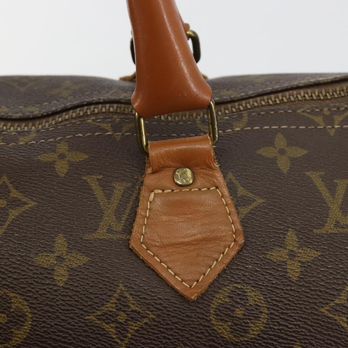 LOUIS VUITTON Monogram Speedy 30 Hand Bag M41526 LV Auth 191306