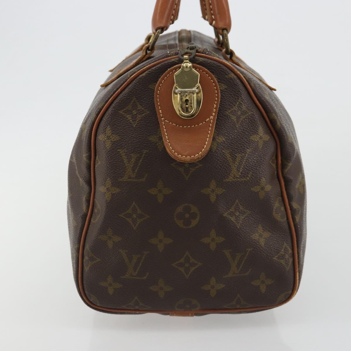 LOUIS VUITTON Monogram Speedy 30 Hand Bag M41526 LV Auth 191306