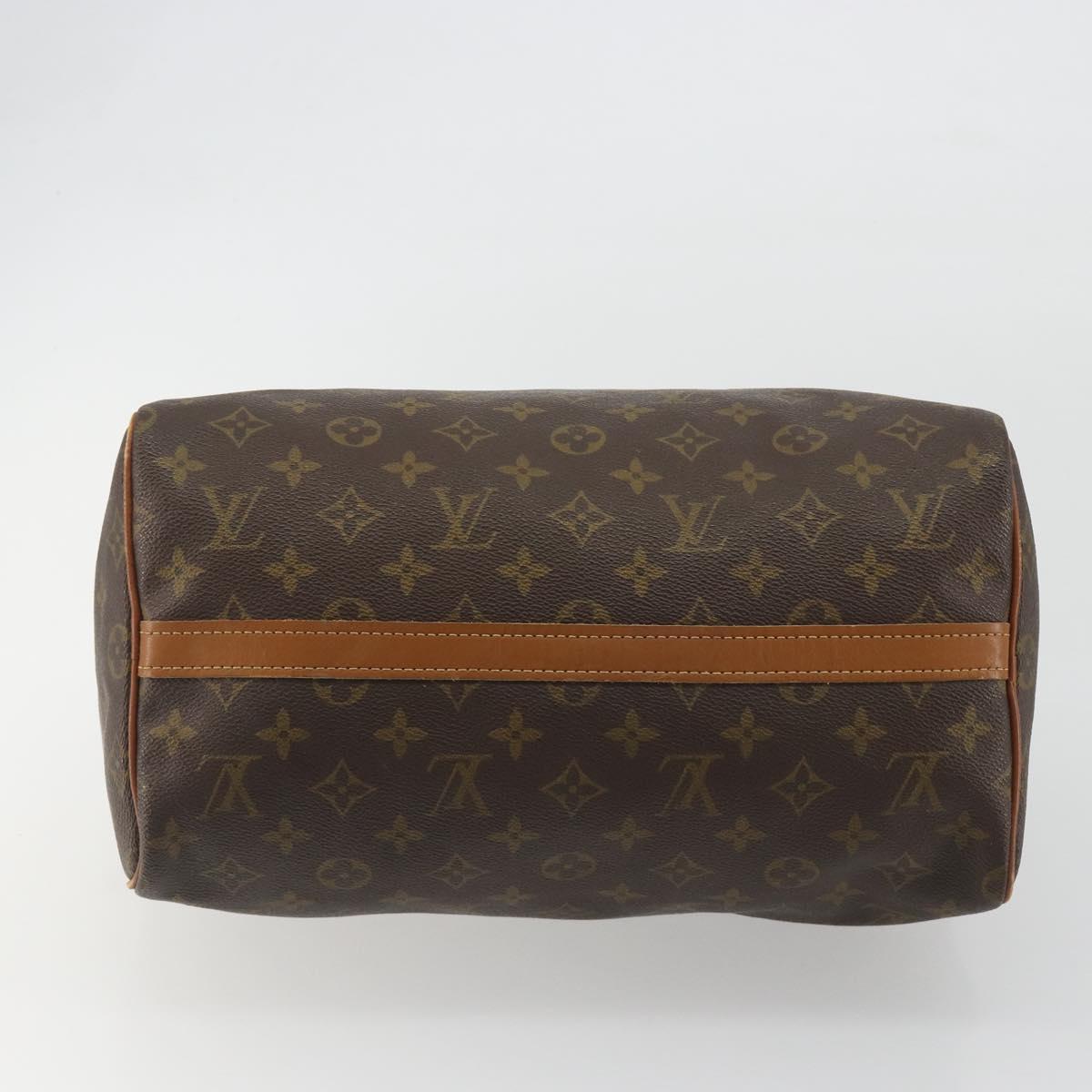 LOUIS VUITTON Monogram Speedy 30 Hand Bag M41526 LV Auth 191306