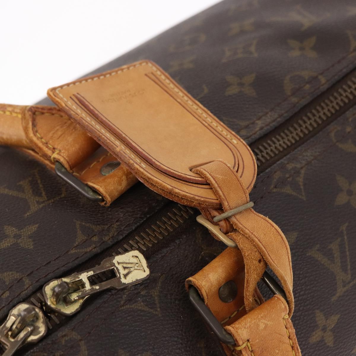 LOUIS VUITTON Monogram Keepall 50 Boston Bag M41426 LV Auth 191322