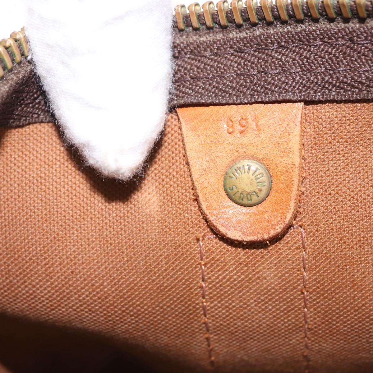 LOUIS VUITTON Monogram Keepall 50 Boston Bag M41426 LV Auth 191322