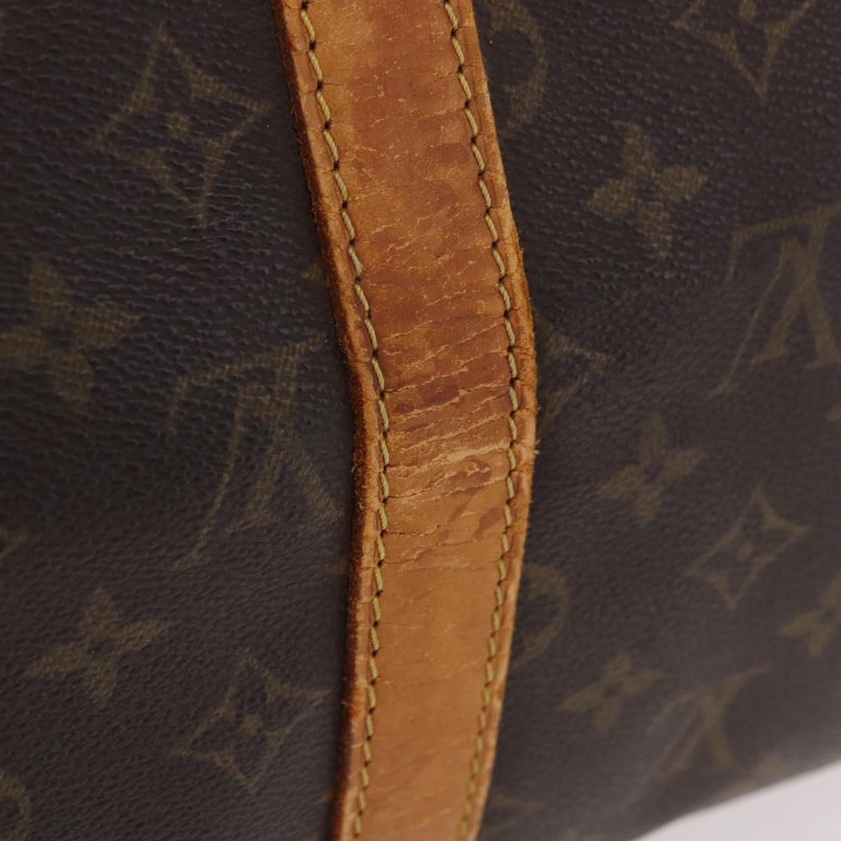 LOUIS VUITTON Monogram Keepall 50 Boston Bag M41426 LV Auth 191322