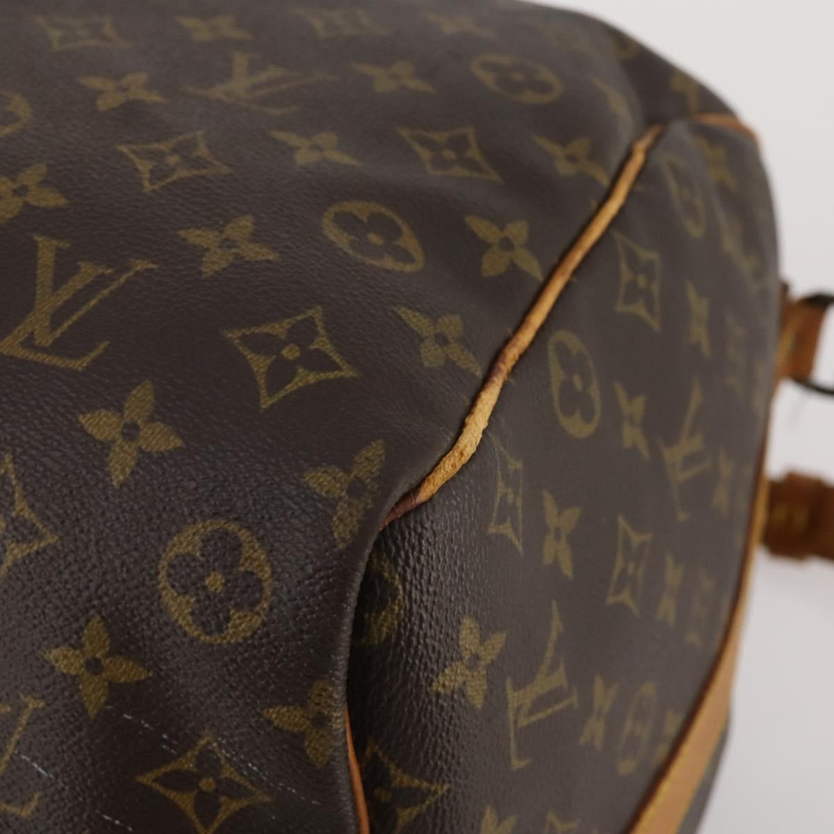 LOUIS VUITTON Monogram Keepall Bandouliere 60 Boston Bag M41412 LV Auth 191323