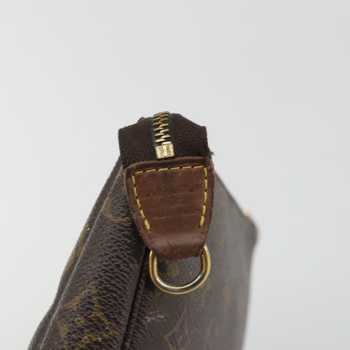 LOUIS VUITTON Monogram Pochette Accessoires Pouch M51980 LV Auth 191325