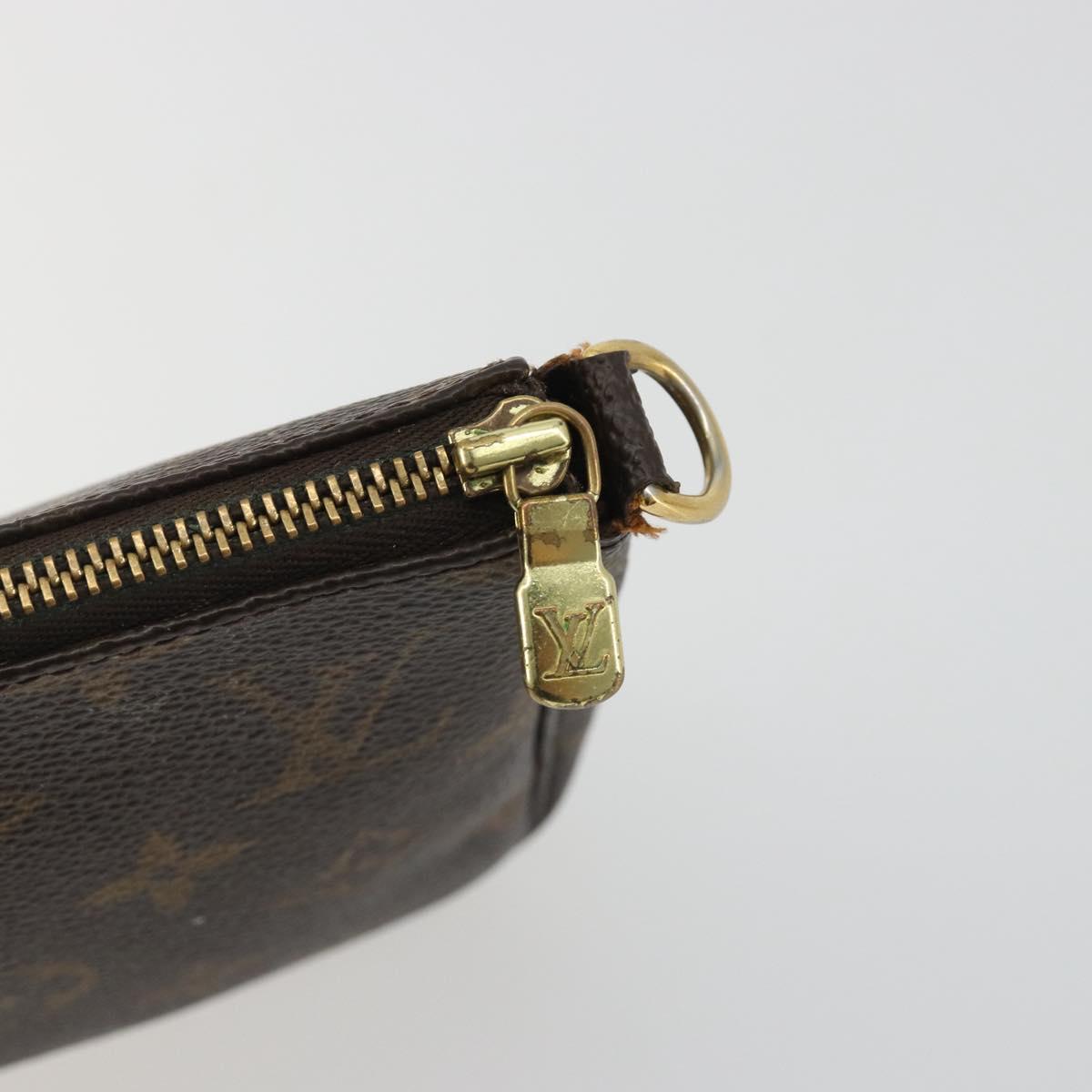 LOUIS VUITTON Monogram Pochette Accessoires Pouch M51980 LV Auth 191325