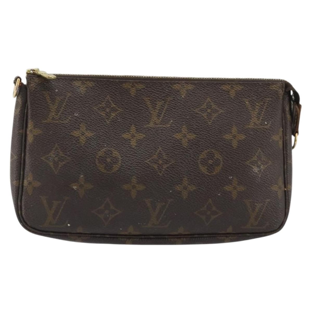 LOUIS VUITTON Monogram Pochette Accessoires Pouch M51980 LV Auth 191325