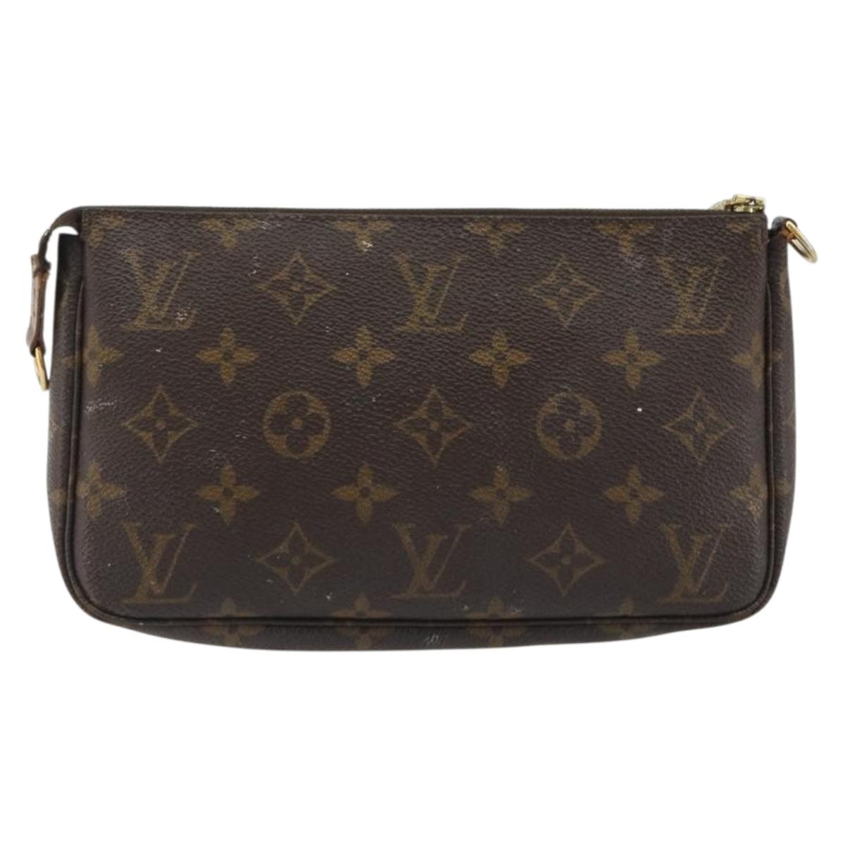 LOUIS VUITTON Monogram Pochette Accessoires Pouch M51980 LV Auth 191325