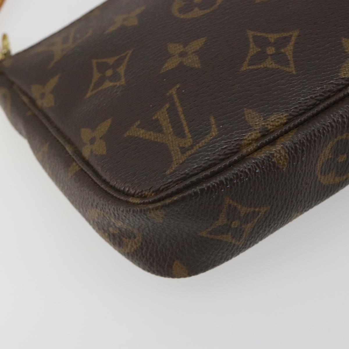 LOUIS VUITTON Monogram Pochette Accessoires Pouch M51980 LV Auth 191326A