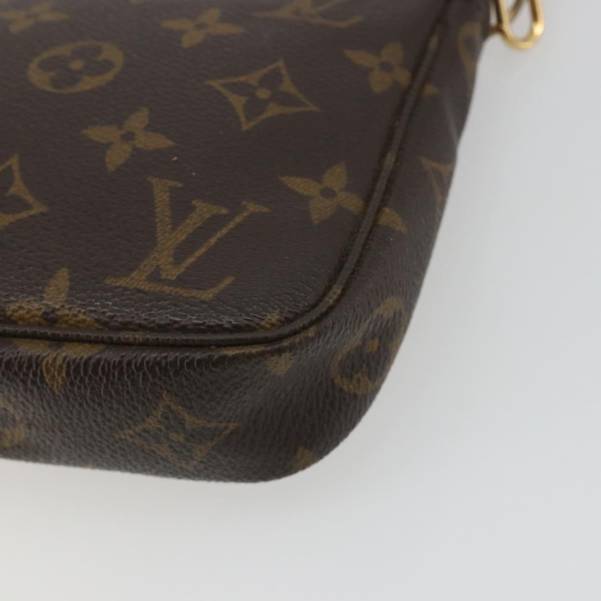 LOUIS VUITTON Monogram Pochette Accessoires Pouch M51980 LV Auth 191326A