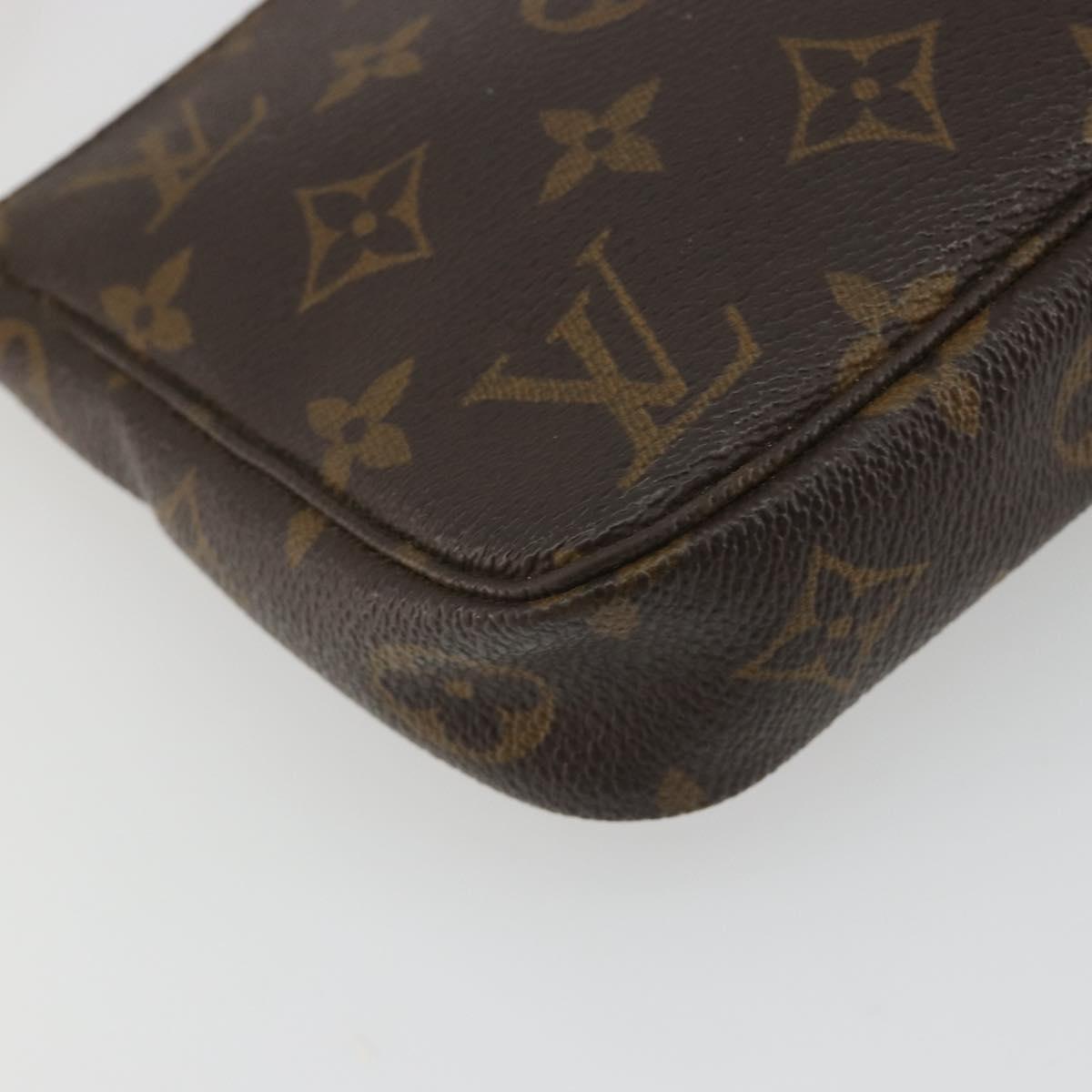LOUIS VUITTON Monogram Pochette Accessoires Pouch M51980 LV Auth 191326A