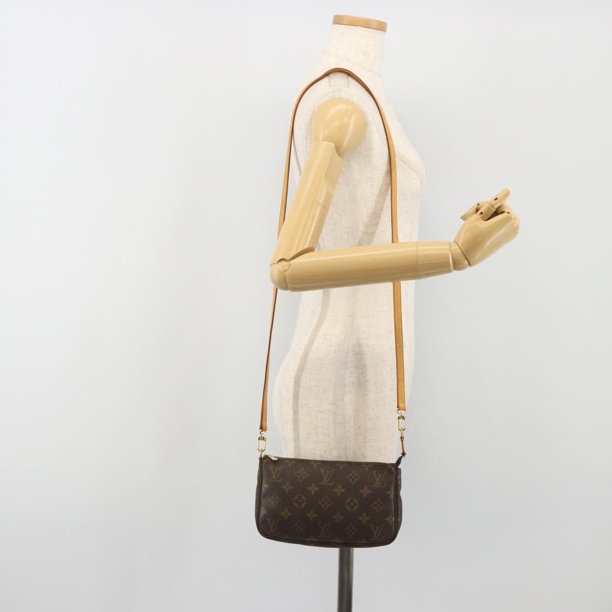 LOUIS VUITTON Monogram Pochette Accessoires Pouch M51980 LV Auth 191326A