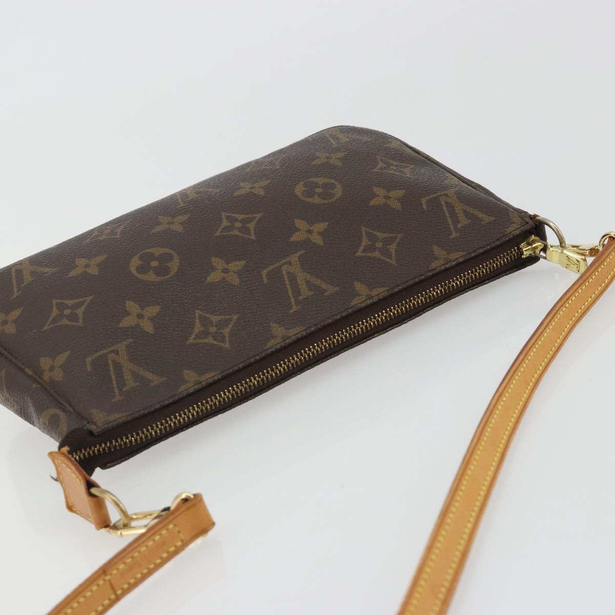 LOUIS VUITTON Monogram Pochette Accessoires Pouch M51980 LV Auth 191326A