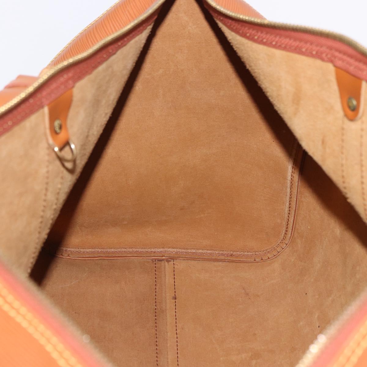 LOUIS VUITTON Epi Keepall 50 Boston Bag Brown M42968 LV Auth 191331A
